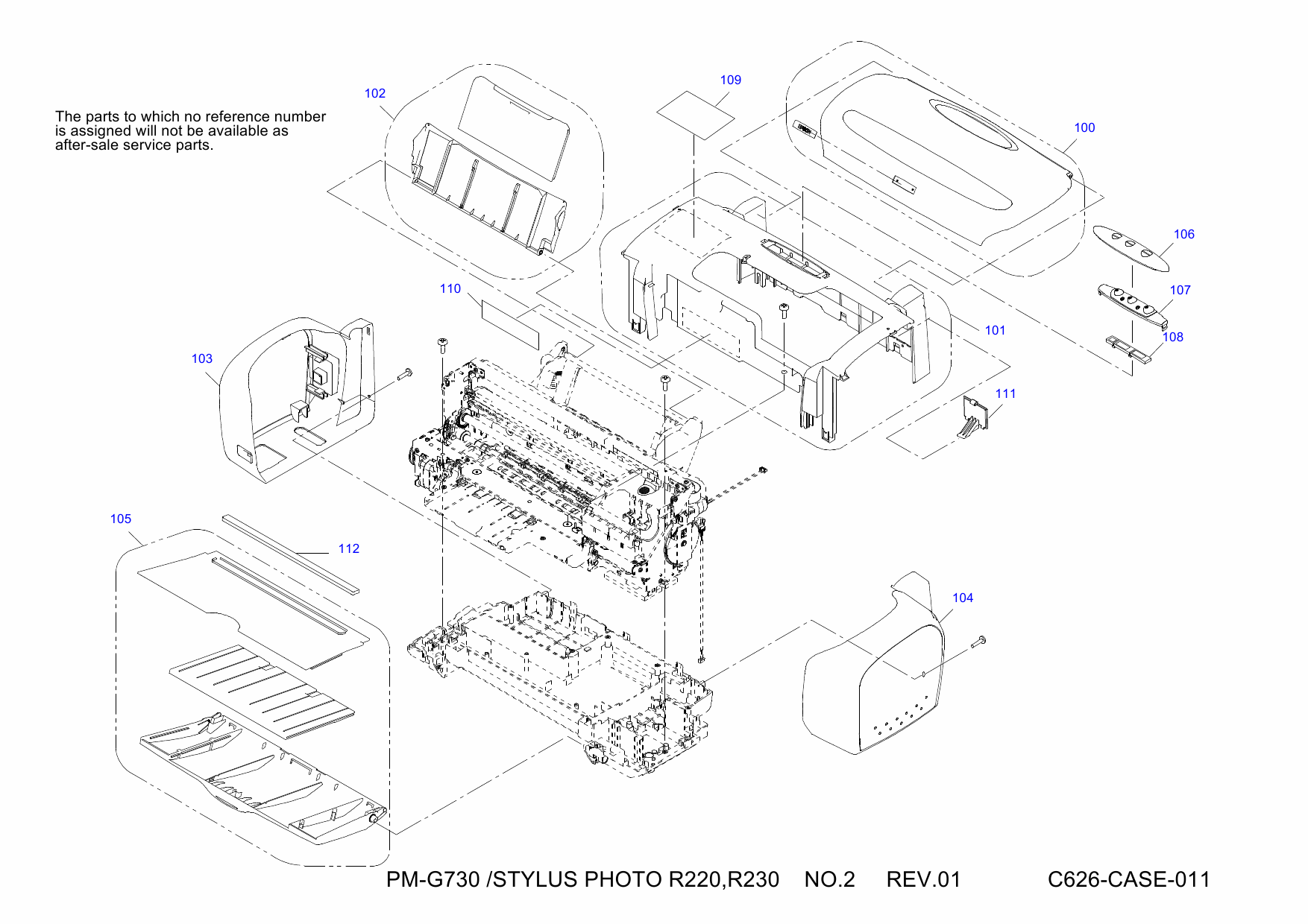 EPSON StylusPhoto R220 R230 Parts Manual-5